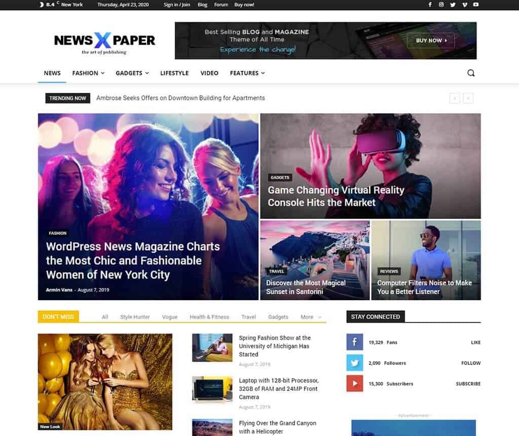 Newspaper - Premium WordPress Themes for News and Magazine