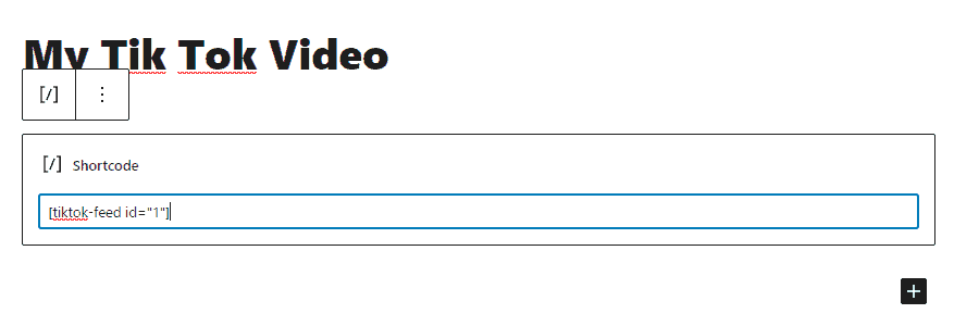 Embed TikTok Video in WordPress