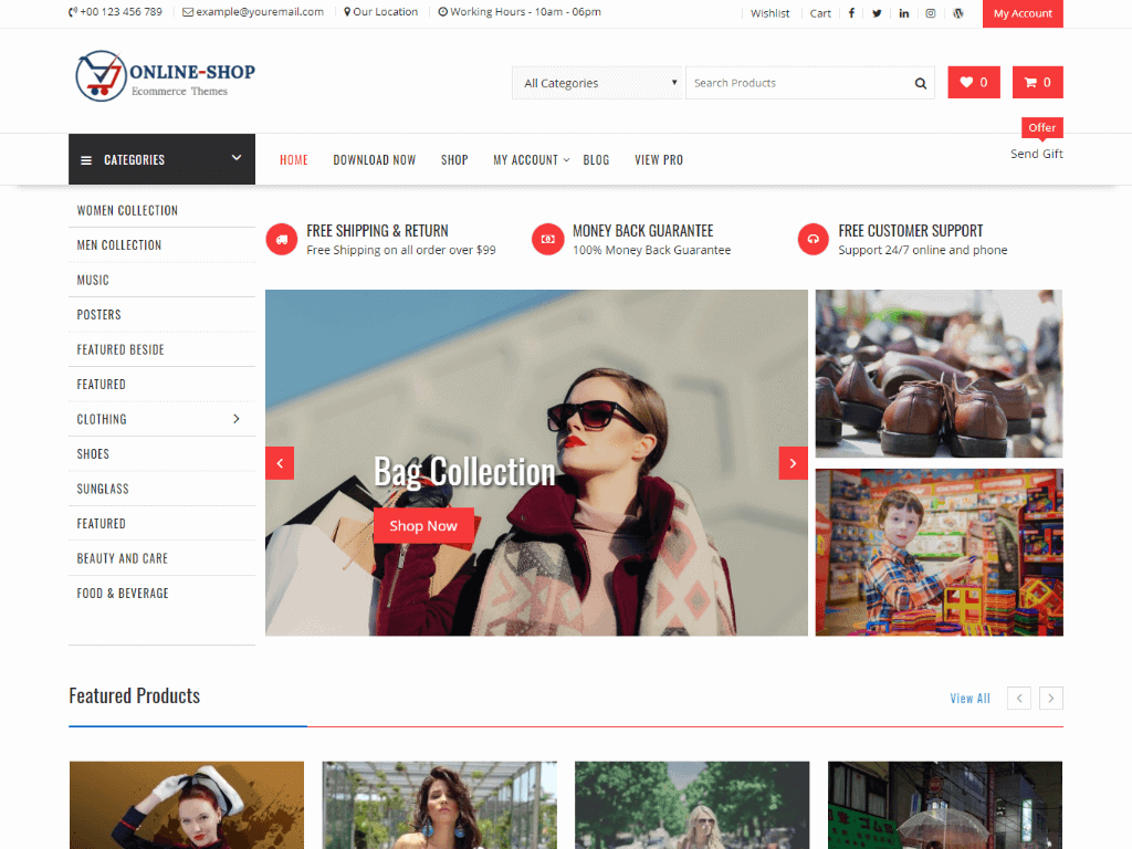 free WordPress eCommerce Themes